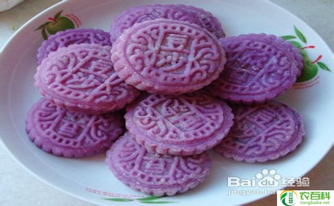 自制紫薯冰皮月饼皮简单做法